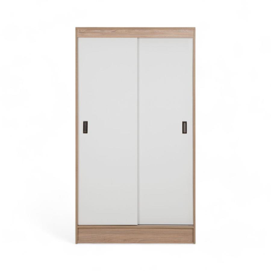 Clóset CIC Caburgua 2 Puertas 100x180x51 Cm Olmo Blanco