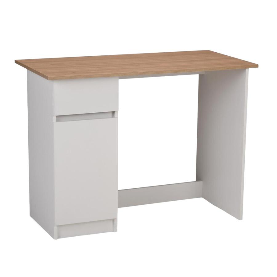 Escritorio 1 Puerta 1 Cajón Olmo Alpino Cic Blanco