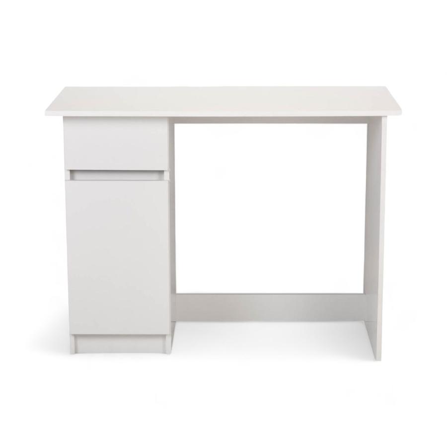 Escritorio CIC 1 Puerta 1 Cajón 100x50x74 Cm Blanco