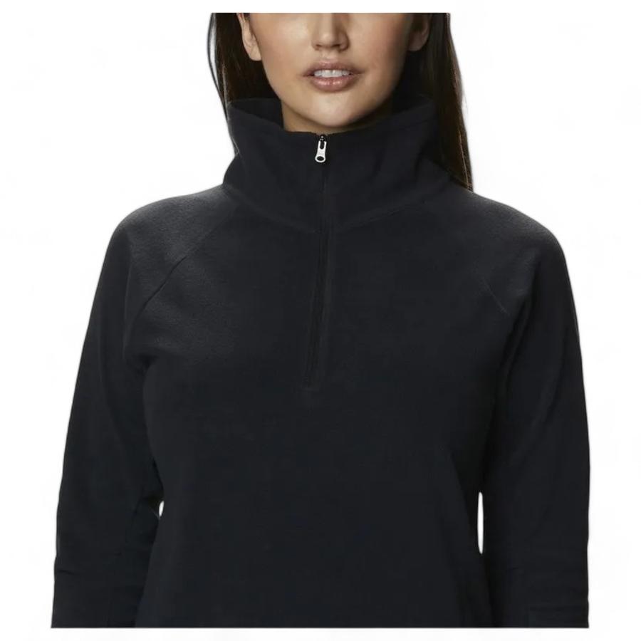 Polar Casual Mujer Columbia Glacial IV 1/2 Zipper Negro