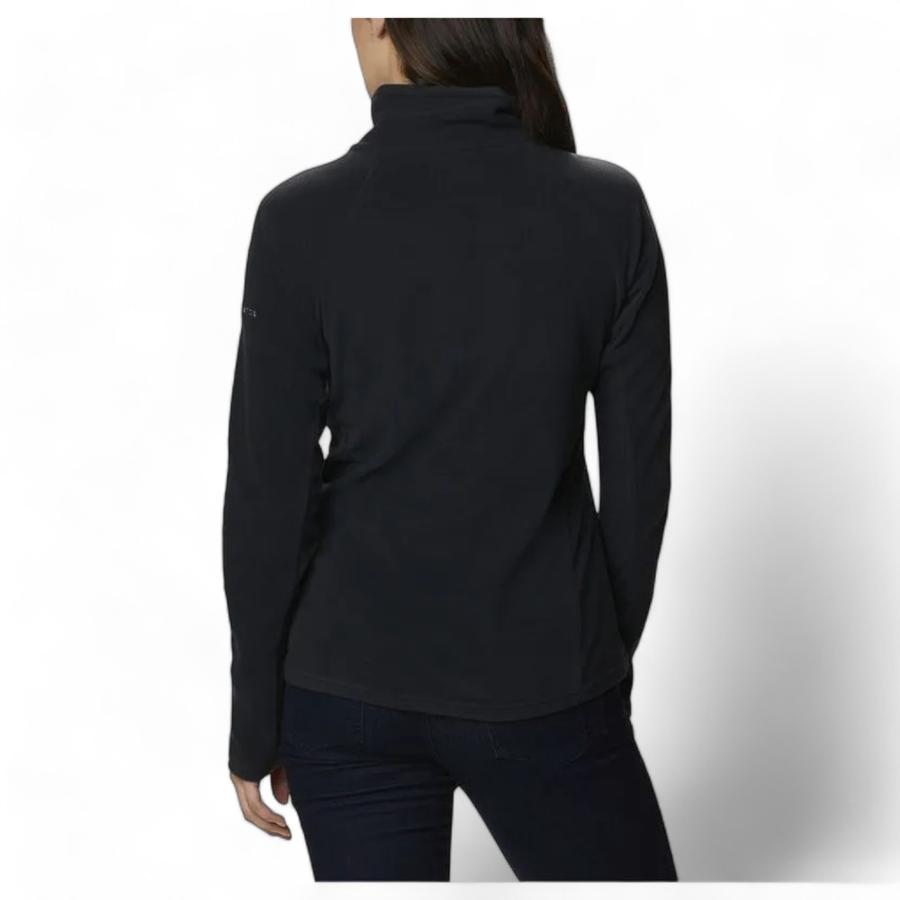 Polar Casual Mujer Columbia Glacial IV 1/2 Zipper Negro