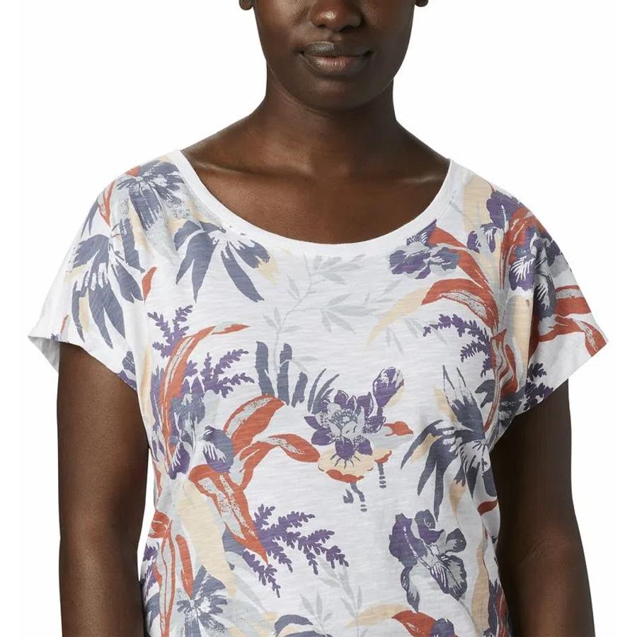 Polera Columbia High Dune Mujer Blanco