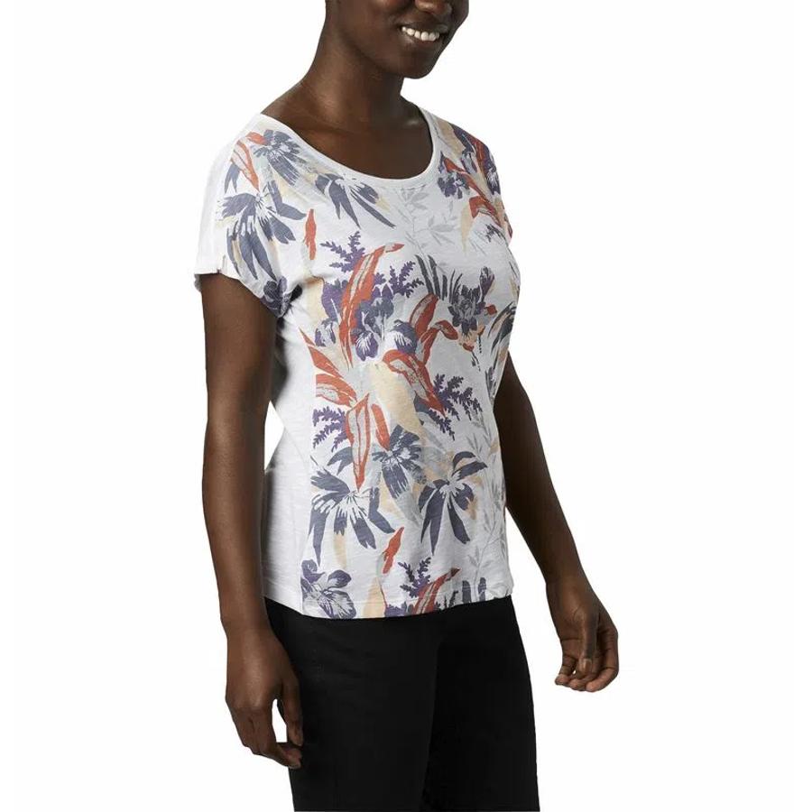 Polera Columbia High Dune Mujer Blanco
