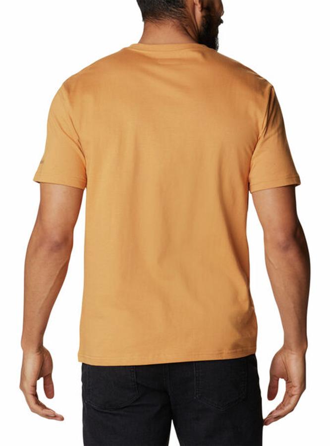 Polera Columbia Path Lake Graphic Hombre Naranjo