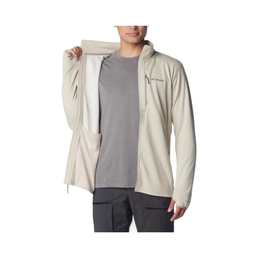Polar Outdoor Hombre Columbia Park View Full Zipper Beige