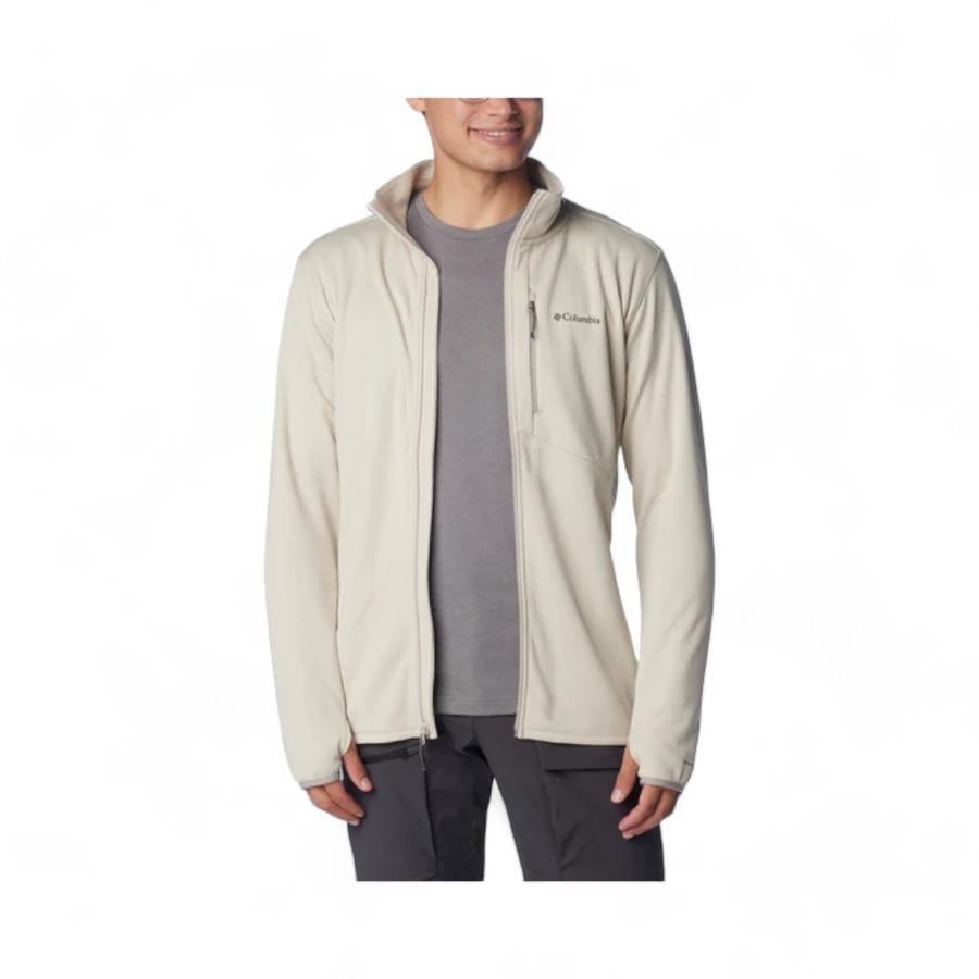 Polar Outdoor Hombre Columbia Park View Full Zipper Beige