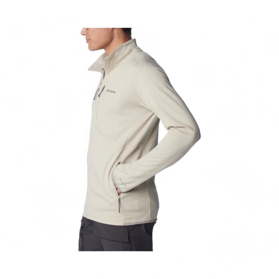 Polar Outdoor Hombre Columbia Park View Full Zipper Beige
