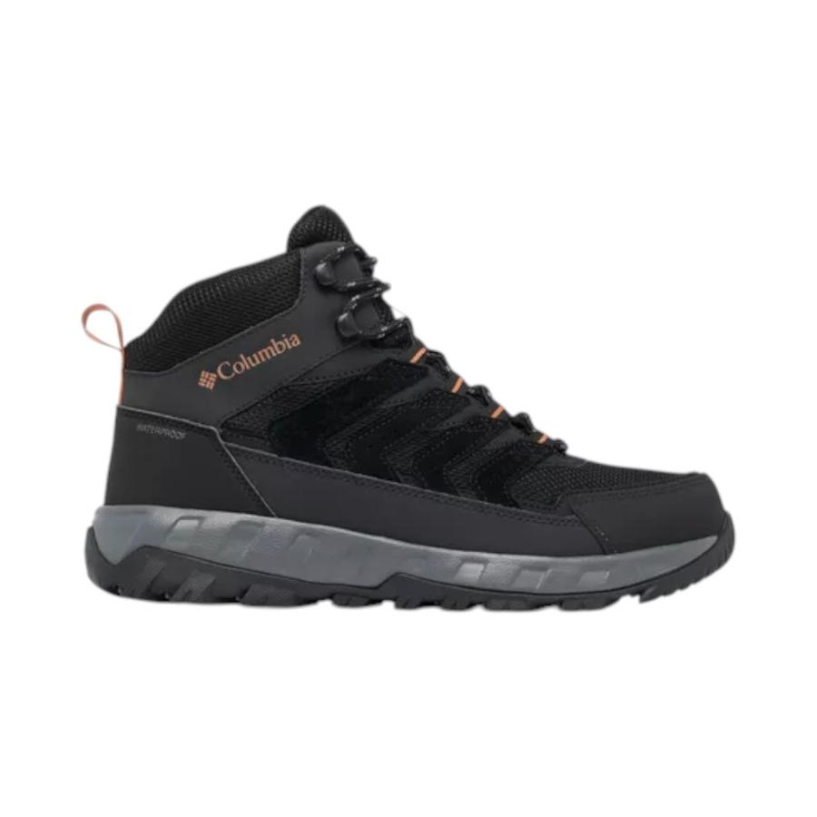 Botín Hombre Columbia Strata Trail Mid Waterproof Negro