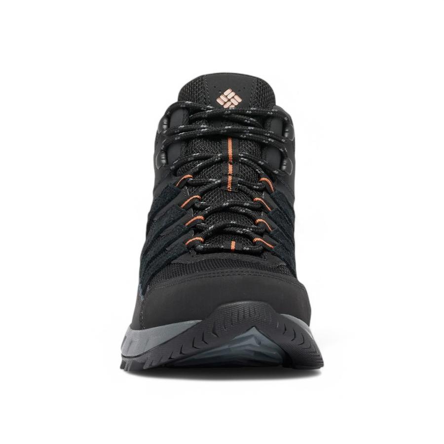 Botín Hombre Columbia Strata Trail Mid Waterproof Negro