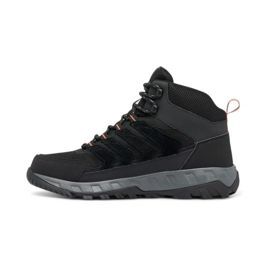 Botín Hombre Columbia Strata Trail Mid Waterproof Negro