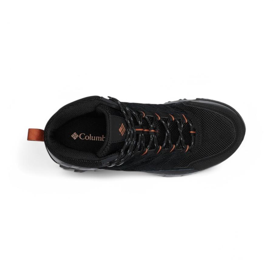 Botín Hombre Columbia Strata Trail Mid Waterproof Negro