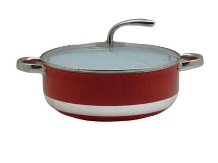 Cacerola Aluminio/cerámico 20cm 2,2 Lt Rojo