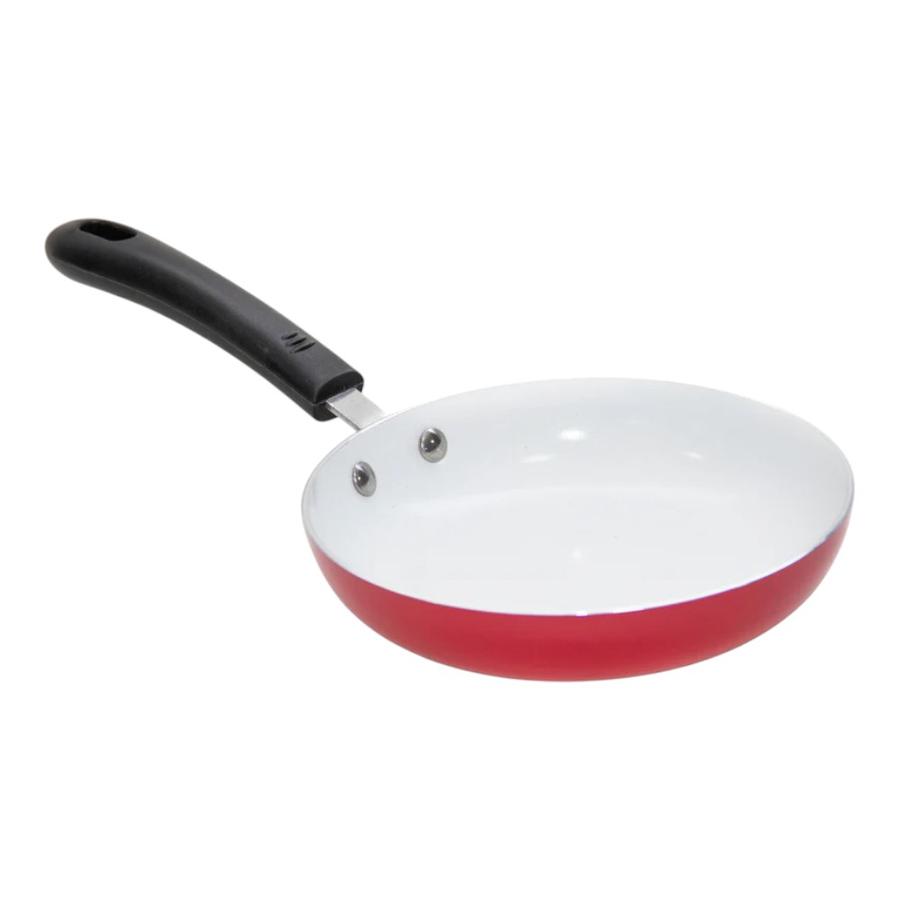 Sartén De Cerámica Antiadherente 22 Cm Rojo