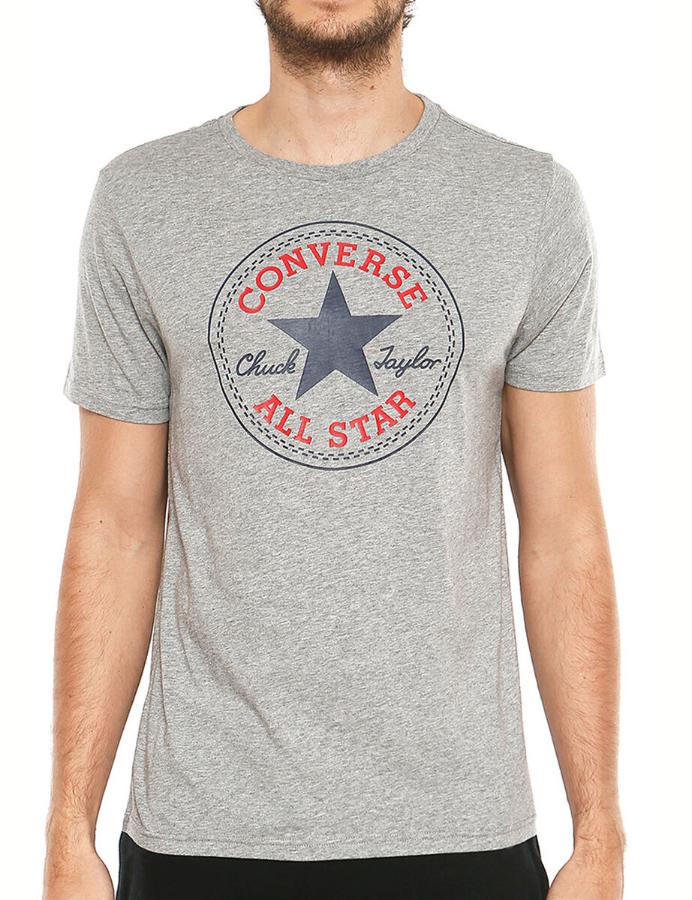 Polera Hombre Converse Core Cp Tee Classic Gris