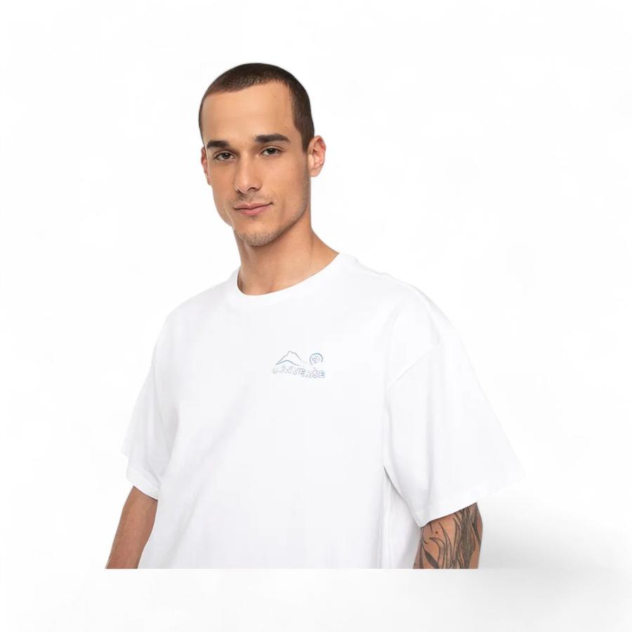 Polera Hombre Converse High Summer Terrain Textures Blanco