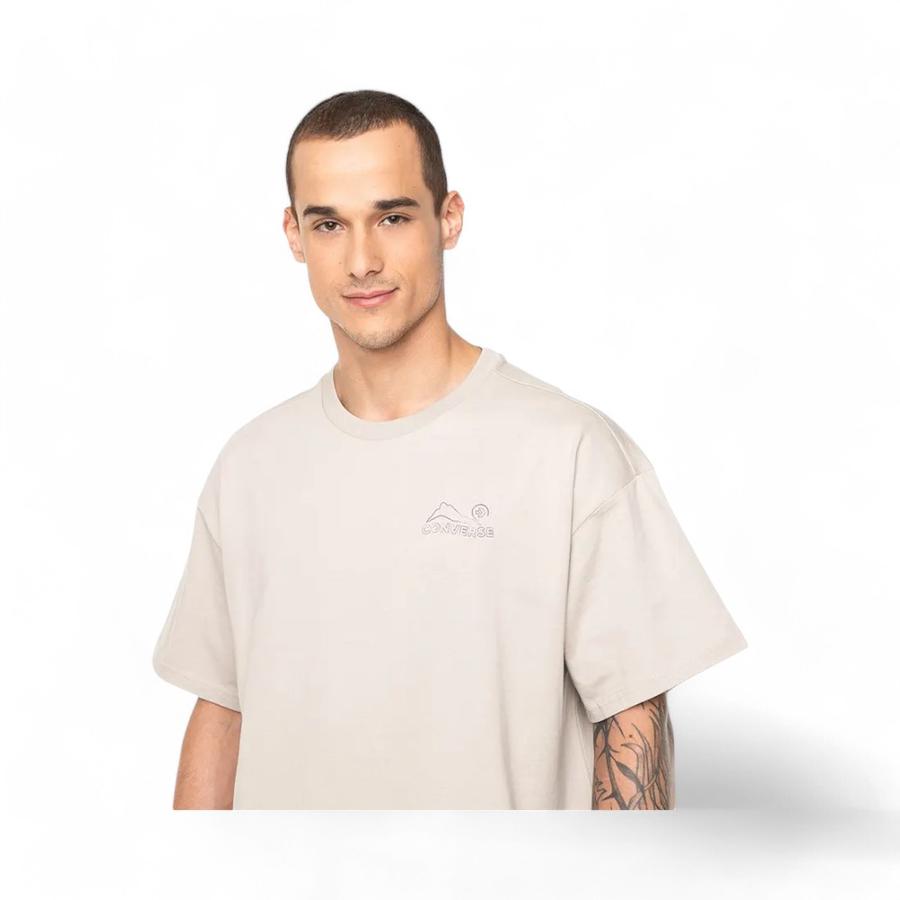 Polera Hombre Converse High Summer Terrain Textures Café