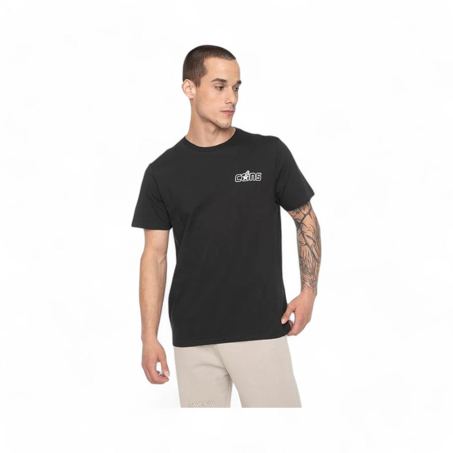 Polera Hombre Converse CONS Skull & Shrom Art Negro