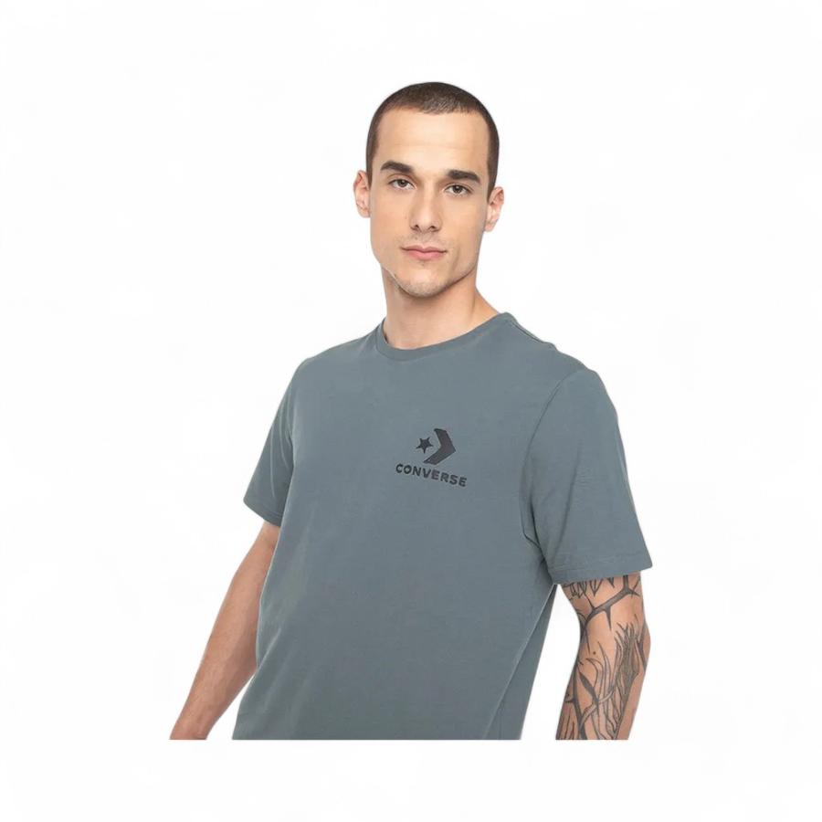 Polera Hombre Converse Skate Spray Paint Graphic Azul
