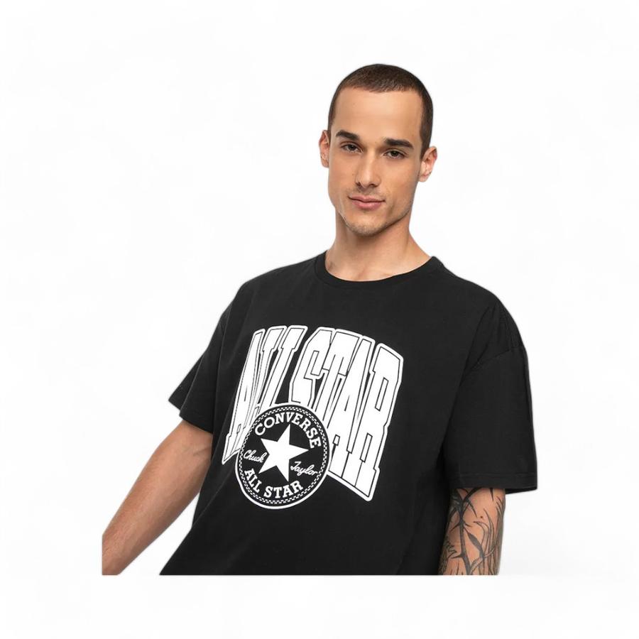 Polera Hombre Converse All Star Seal Negro