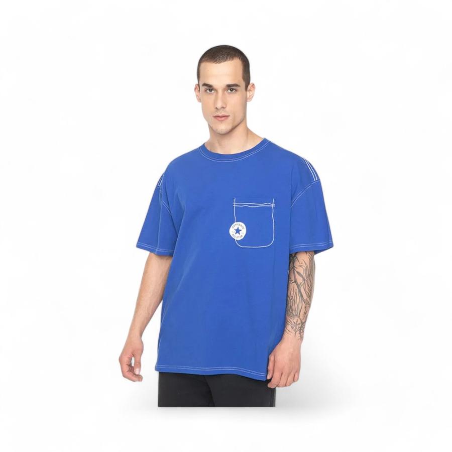 Polera Hombre Converse Sketch Pack Azul