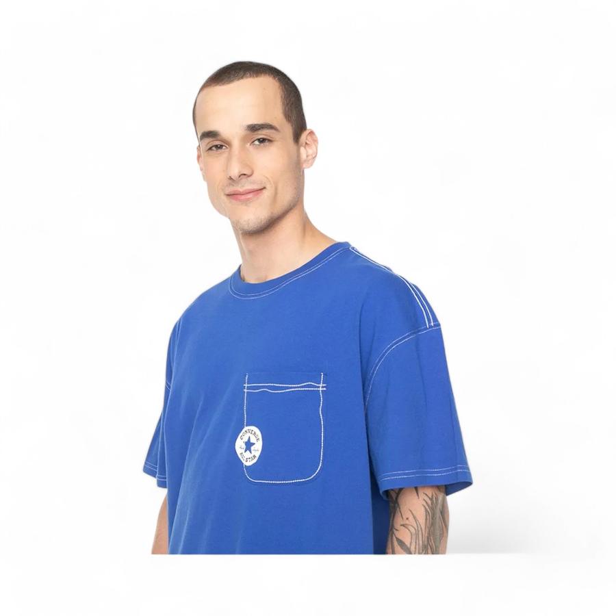 Polera Hombre Converse Sketch Pack Azul
