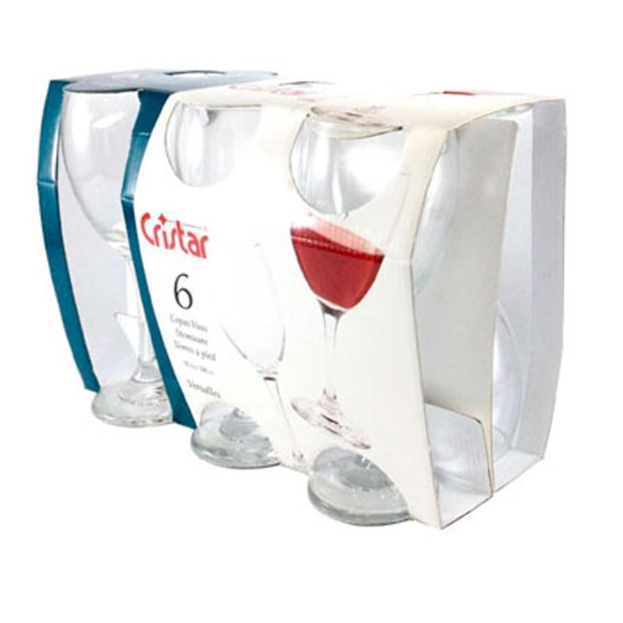 Set 6 Copas Cristar Versalles Vino Tinto 300 Cc