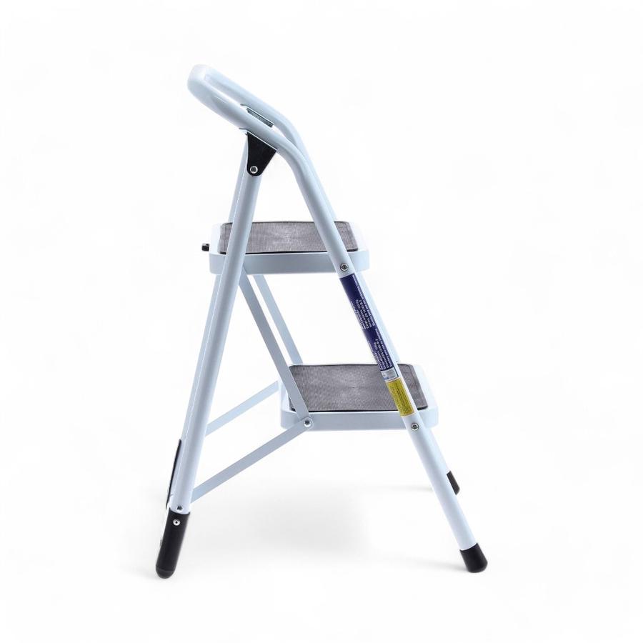 Piso Escalera Cuprum 2 Peldaños Acero Plegable
