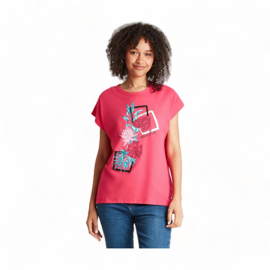 Polera fucsia best sale de mujer