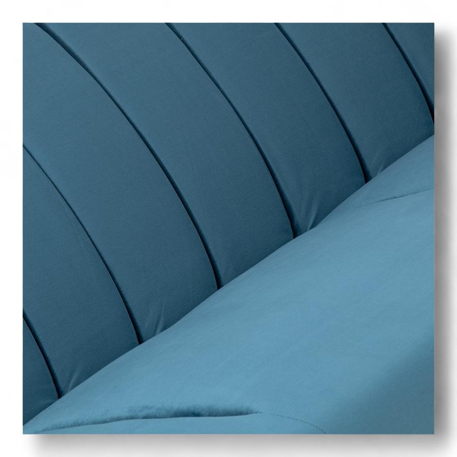 Sofa Futon Daniels Velvet Azul