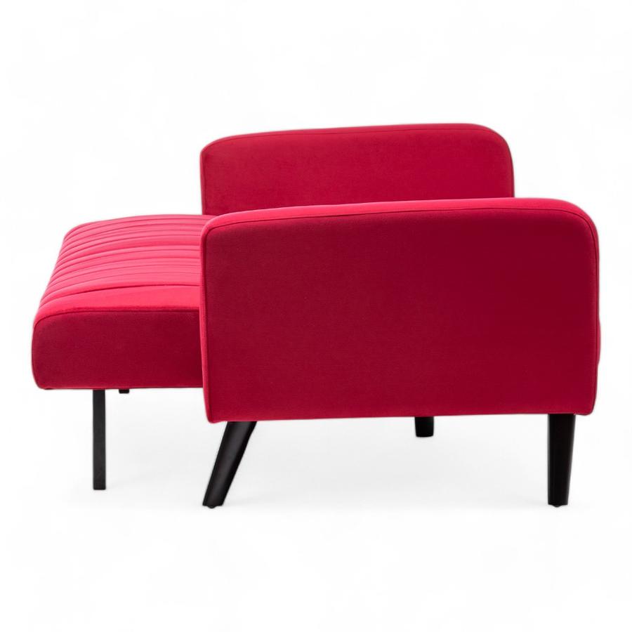 Sofa Futton Daniels Velvet Rojo