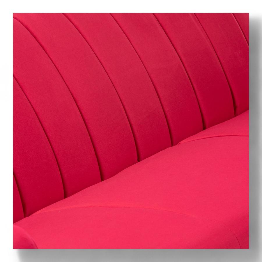 Sofa Futton Daniels Velvet Rojo