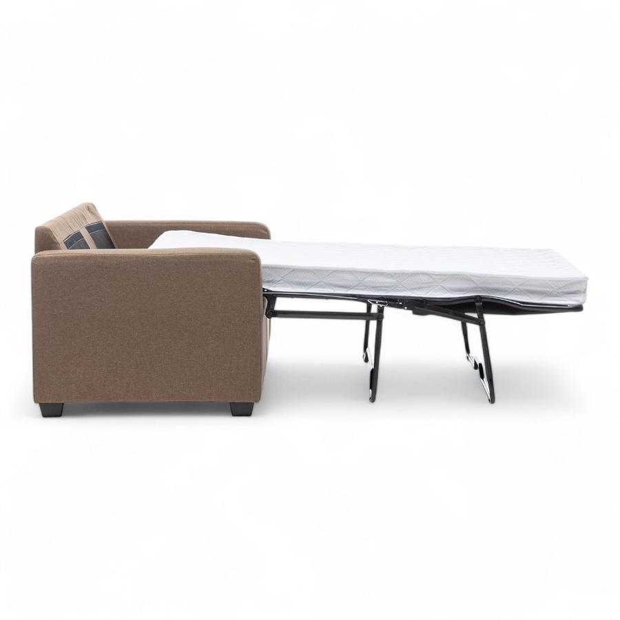 Sofa Cama 2 Cuerpos Daniels Lino café