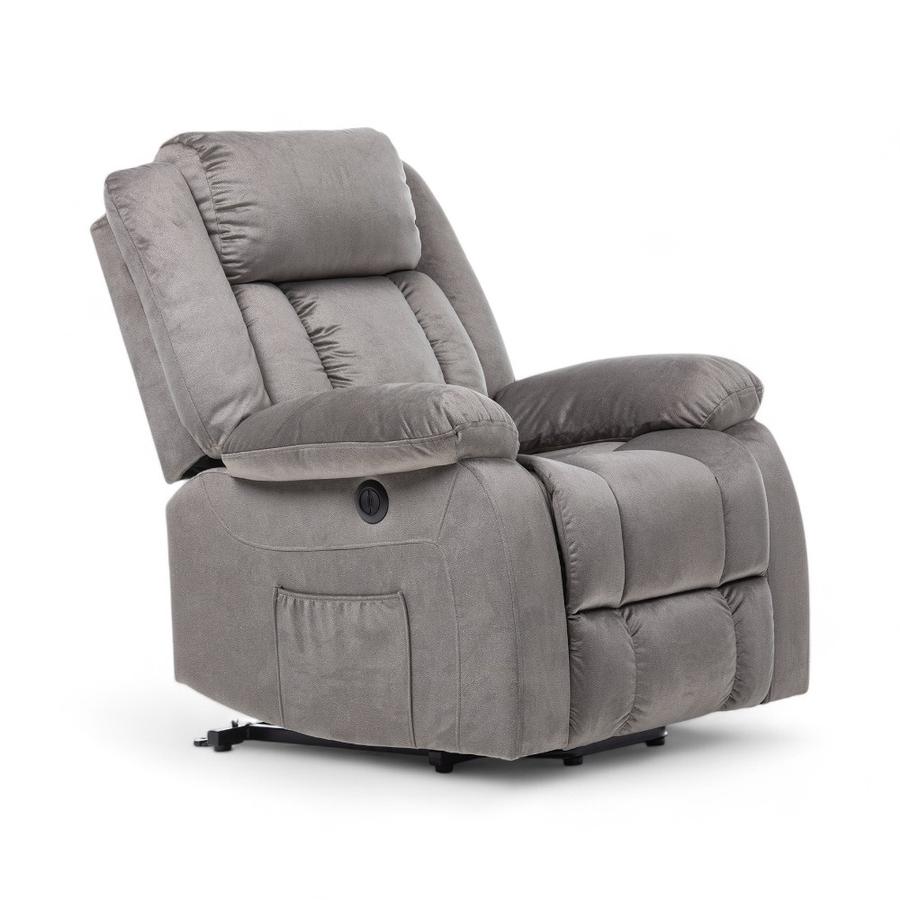Berger Reclinable Daniels Francfort Masajeador 1 Cuerpo Gris