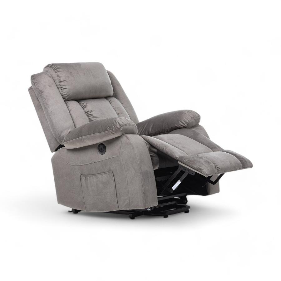 Berger Reclinable Daniels Francfort Masajeador 1 Cuerpo Gris