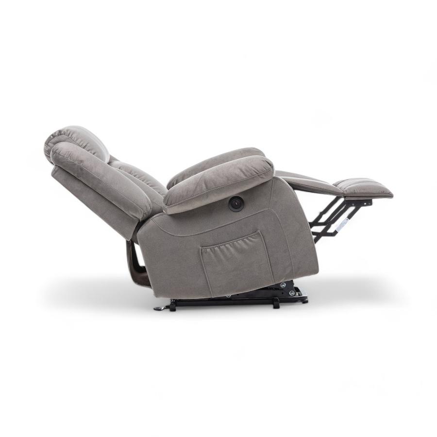 Berger Reclinable Daniels Francfort Masajeador 1 Cuerpo Gris