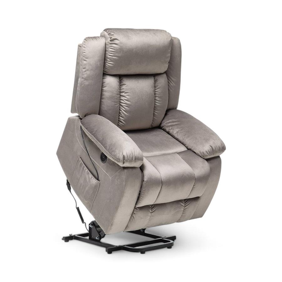 Berger Reclinable Daniels Francfort Masajeador 1 Cuerpo Gris