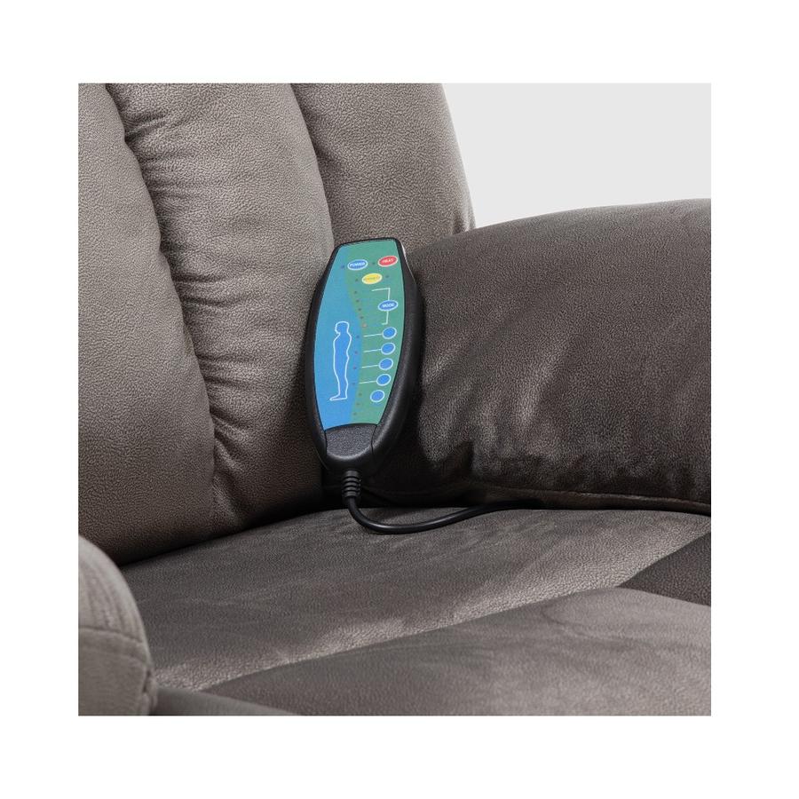 Berger Reclinable Daniels Francfort Masajeador 1 Cuerpo Gris