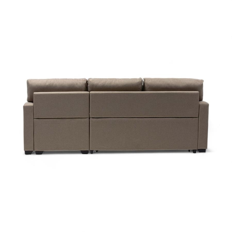Sofá Seccional Cama Reversible Daniels Sidney 2 Plazas Beige