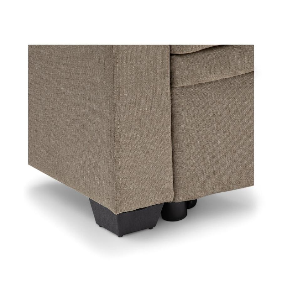 Sofá Seccional Cama Reversible Daniels Sidney 2 Plazas Beige