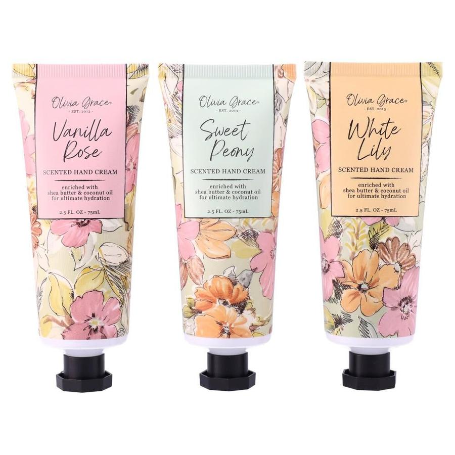 Set 3 Cremas Manos DBS 75 Ml Pink Flowers