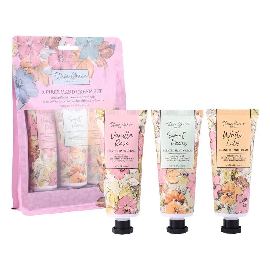 Set 3 Cremas Manos DBS 75 Ml Pink Flowers