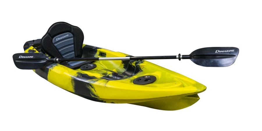 Kayak Single Travel (amarillo-negro)