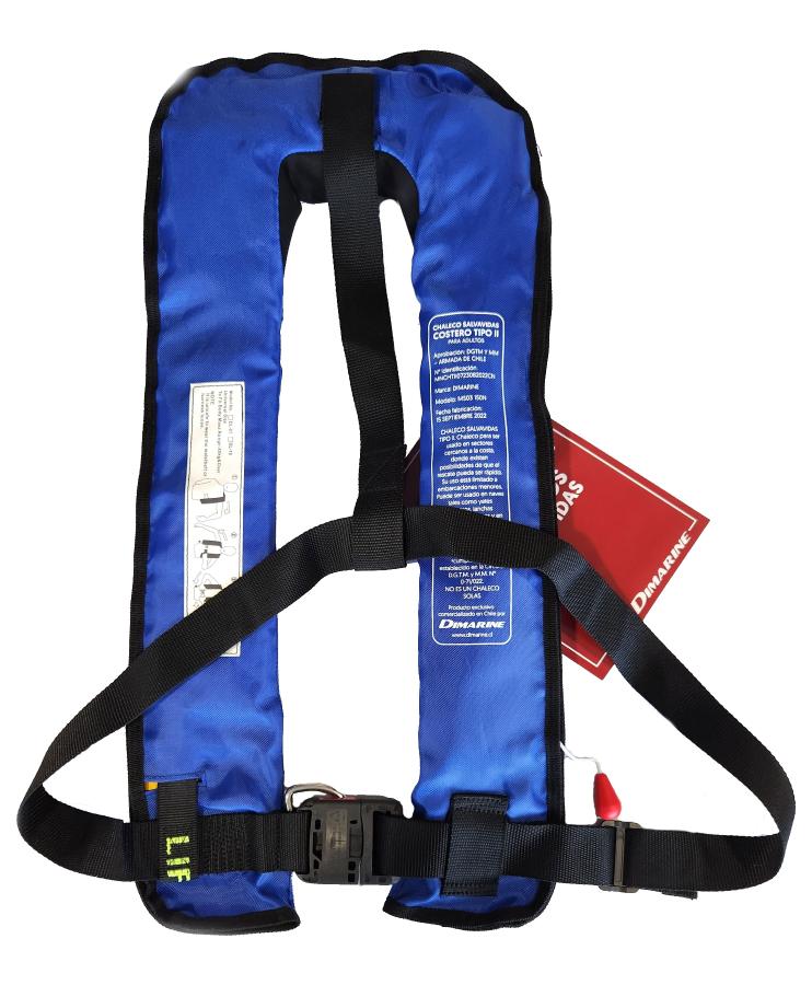 Chaleco Salvavidas Autoinflable Azul