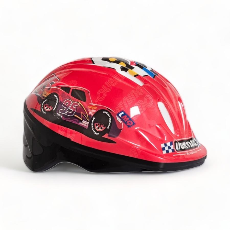 Casco Niño Disney Cars M 50-52 cm Rojo