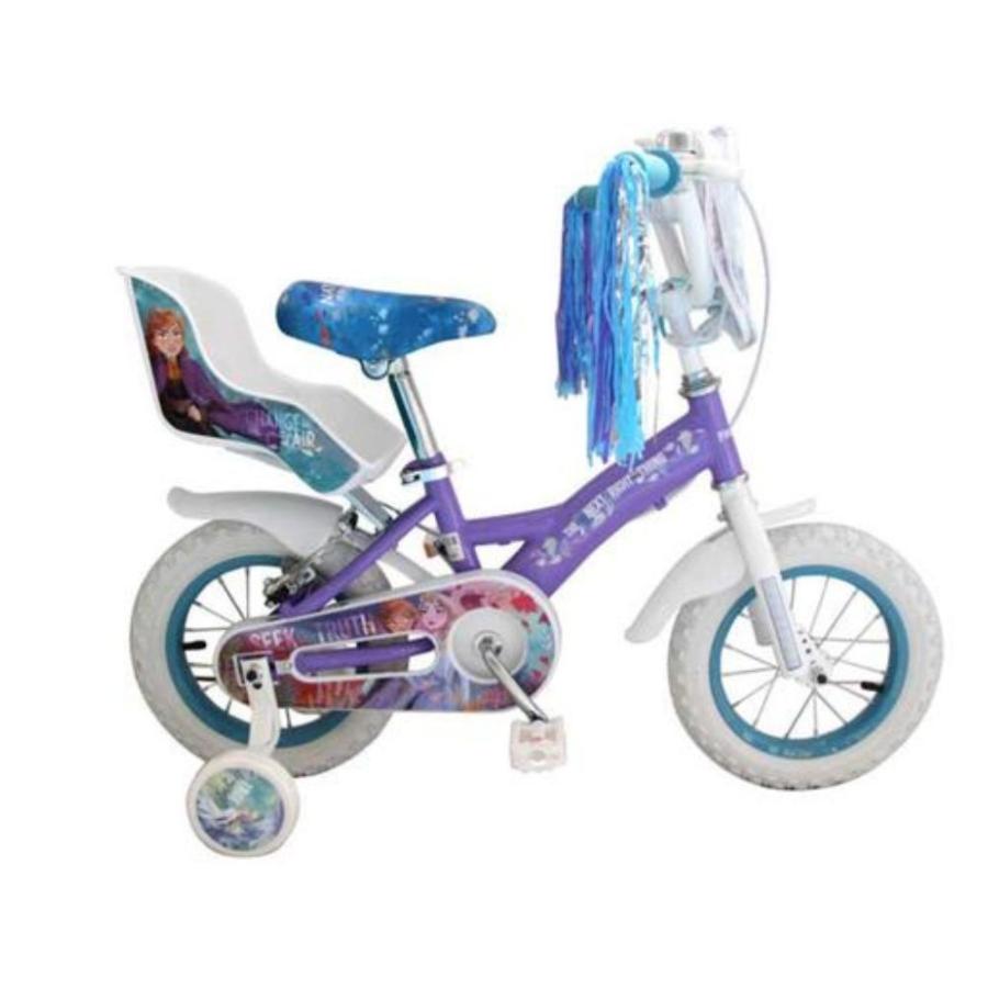 Bicicleta Disney Frozen Aro 12 Niña Morado