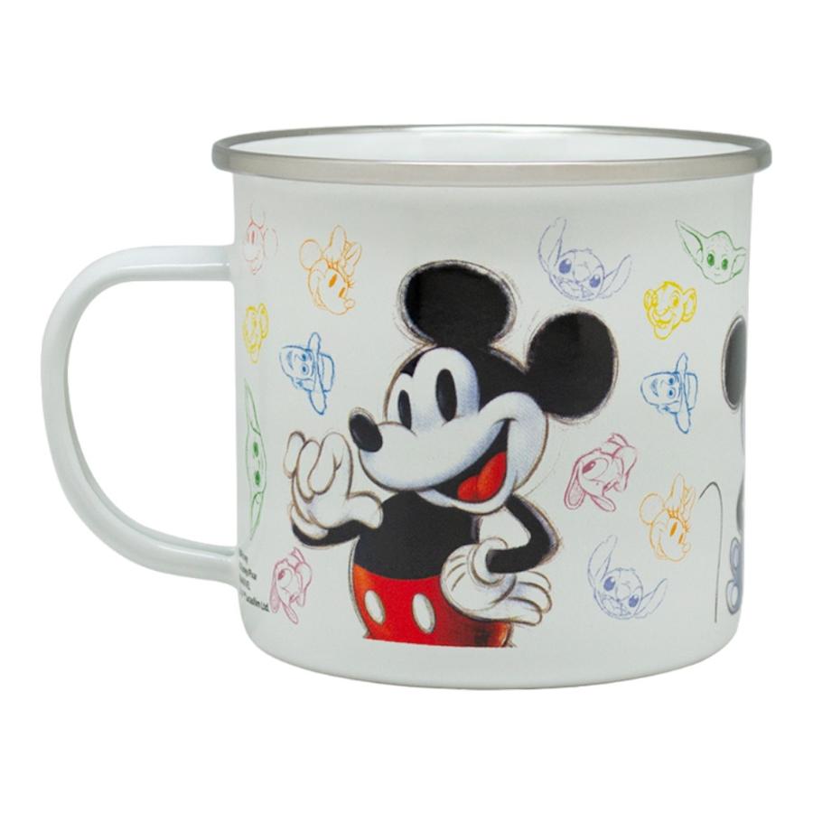 Tazon Metalico Disney 100 Vintage Blanco
