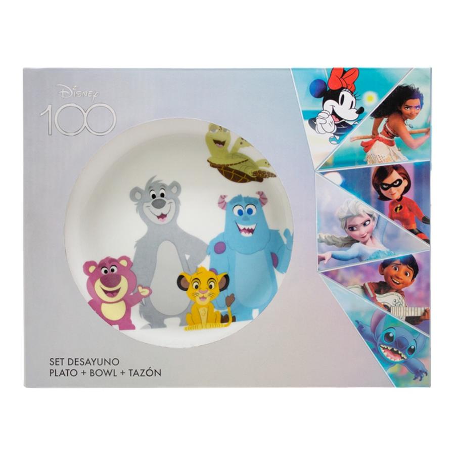 Set Desayuno 3 Pcs Disney 100