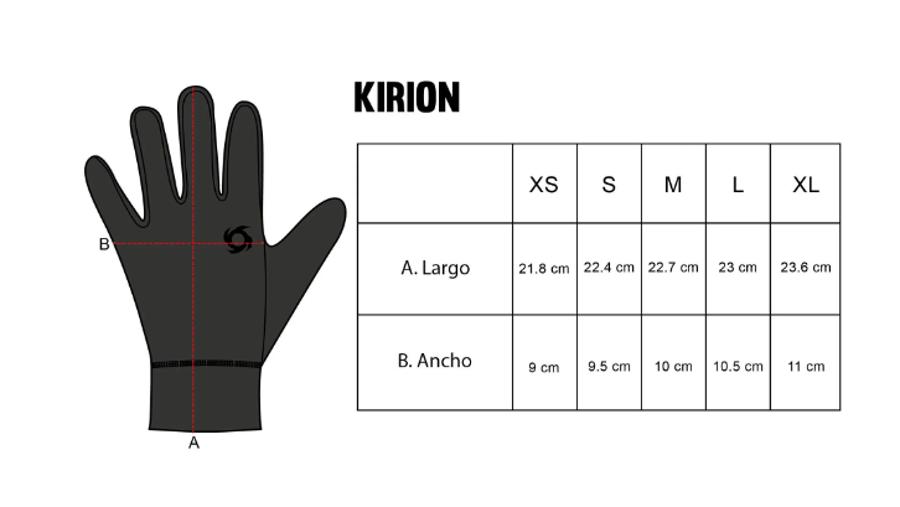 Guantes Doite Kirion Hombre Negro
