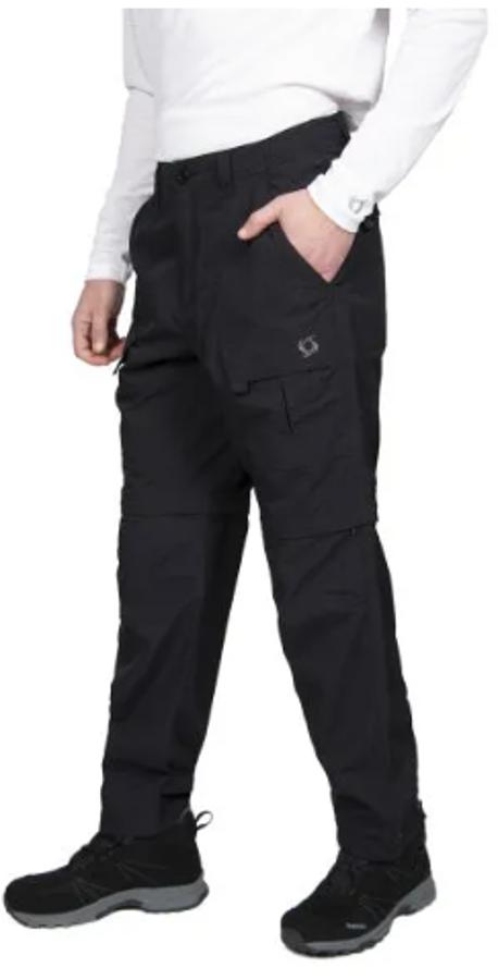 Pantalon Desmontable Doite Hombre Negro