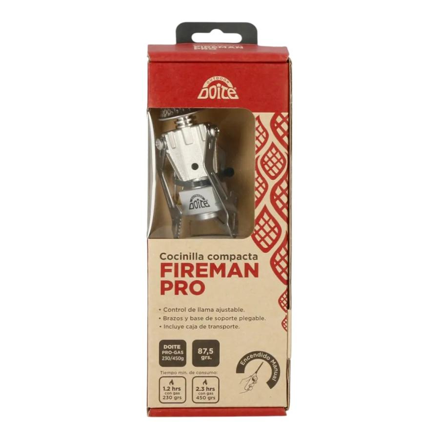 Cocinilla Compacta Fireman Pro Plateado Doite